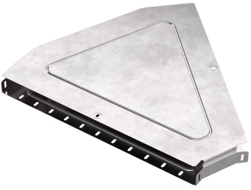 Угол для лотка горизонтальный с крышкой Промрукав Стандарт 45град. 600х100 фото Угол для лотка горизонтальный с крышкой Промрукав Стандарт 45град. 600х100 картинка